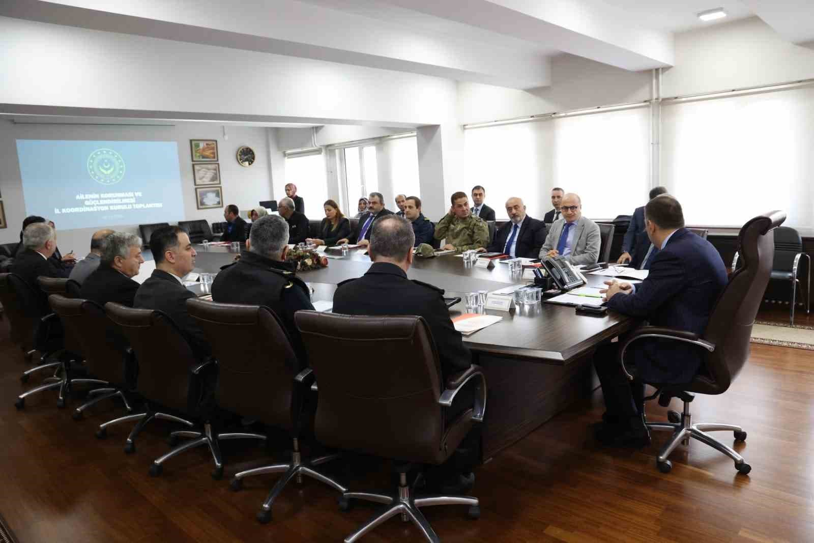 Zonguldak’ta "Ailenin Korunması ve Güçlendirilmesi" için İl Koordinasyon Toplantısı düzenlendi