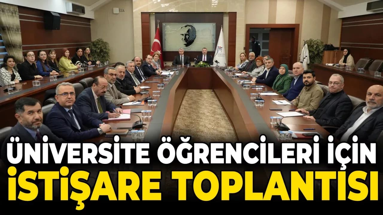 Safranbolu’da Eğitim Gören Üniversite Öğrencileri İçin İstişare Toplantısı