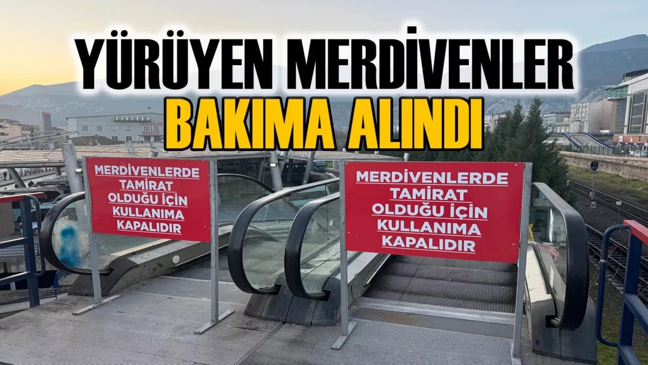 Karabük’te Yürüyen Merdivenler Güvenlik Amaçlı Bakıma Alındı