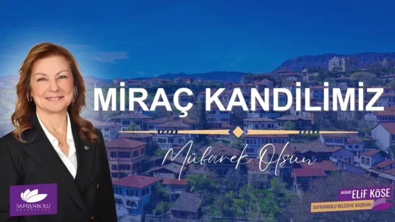 Başkan Elif Köse’den Miraç Kandili Mesajı