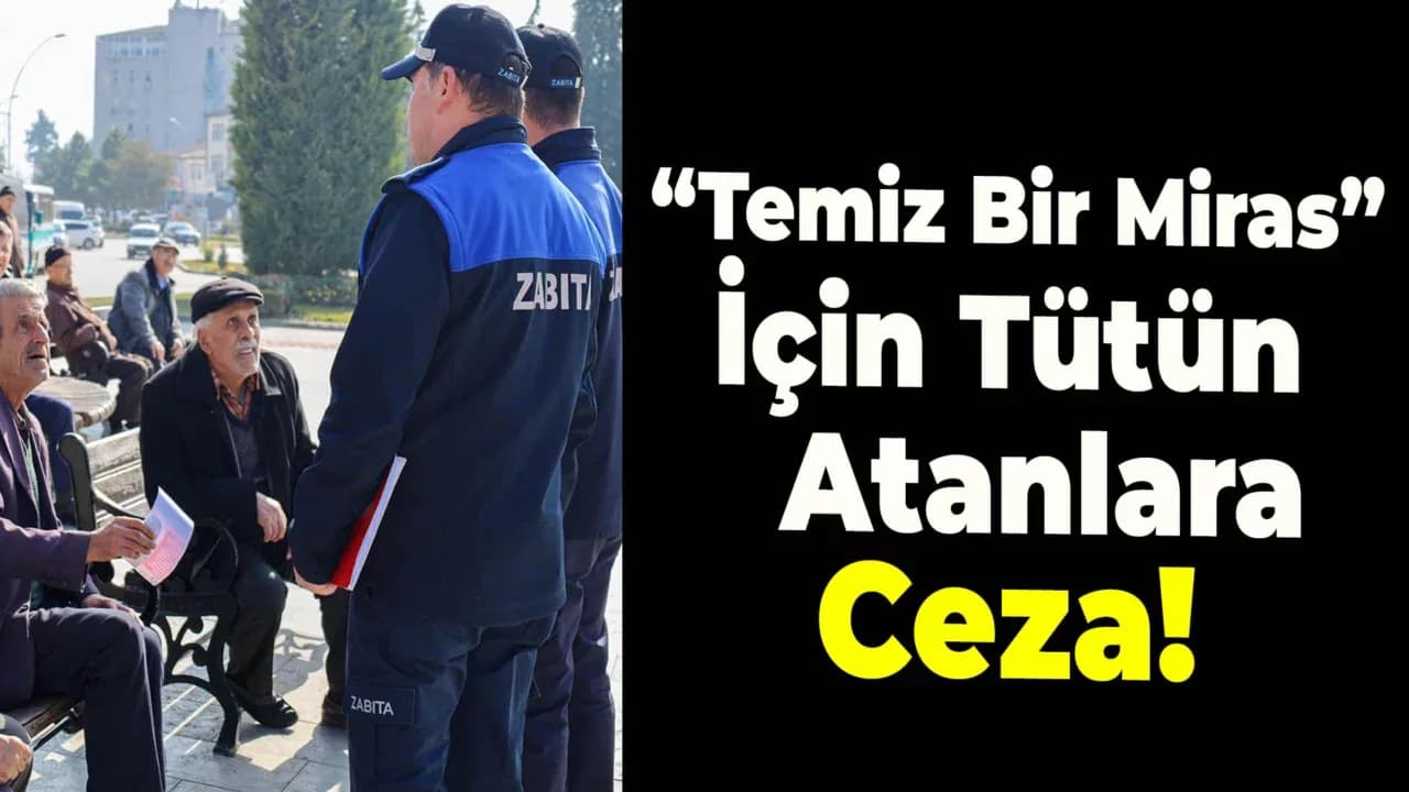 Safranbolu'da Yere İzmarit Atana Ceza