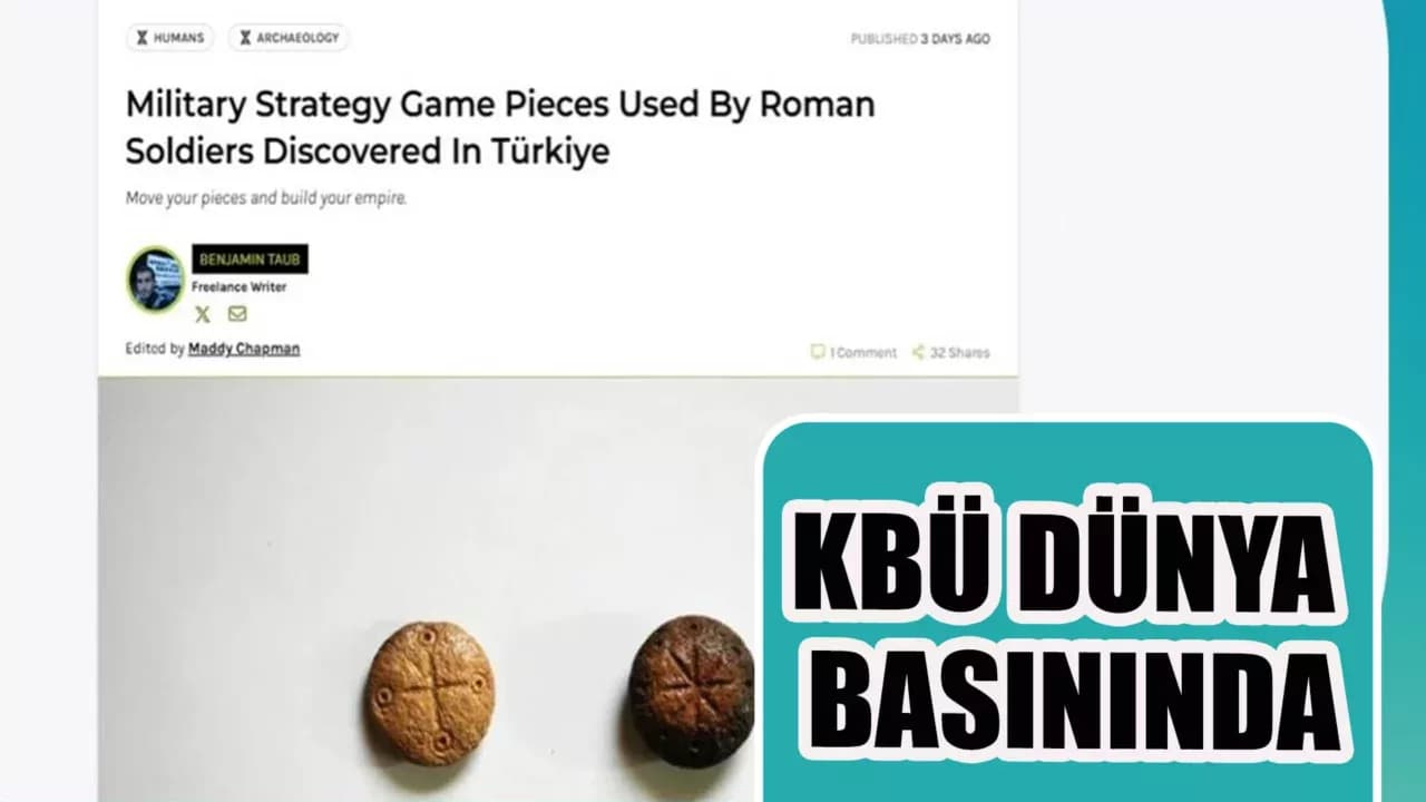 KBÜ'nün Arkeoloji Alanındaki Başarıları Dünya Basınında