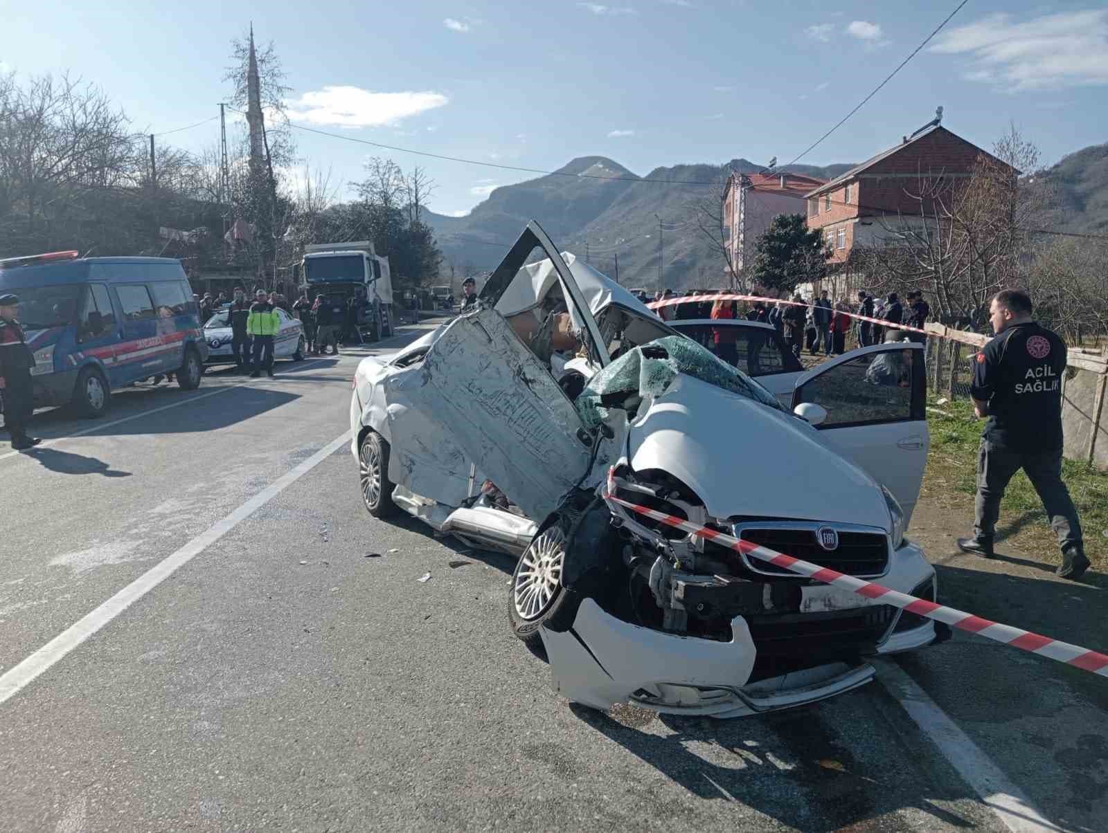 Giresun’daki kazada hayatını kaybedenlerin kimlikleri belirlendi