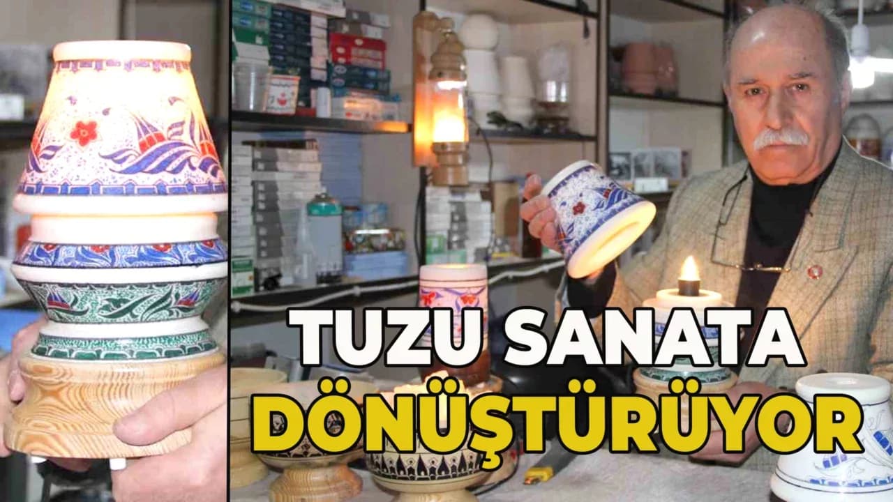 Türkiye’deki tek ustası: Çankırı’nın meşhur kaya tuzuna sanatsal dokunuş