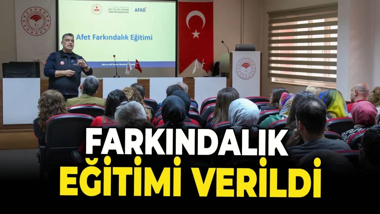 Tarım Müdürlüğü Personeline Farkındalık Eğitimi