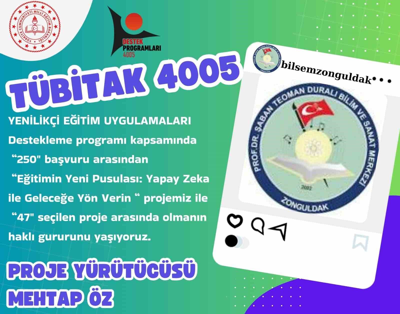 Prof. Dr. Şaban Teoman Duralı Bilim ve Sanat Merkezi’nden büyük başarı