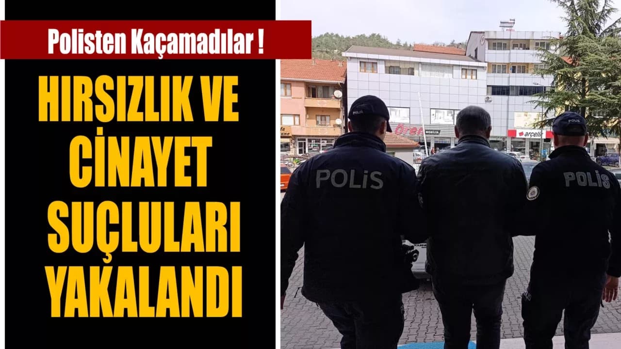Karabük’te Hırsızlık ve Cinayet Zanlısı 3 Kişi Yakalandı