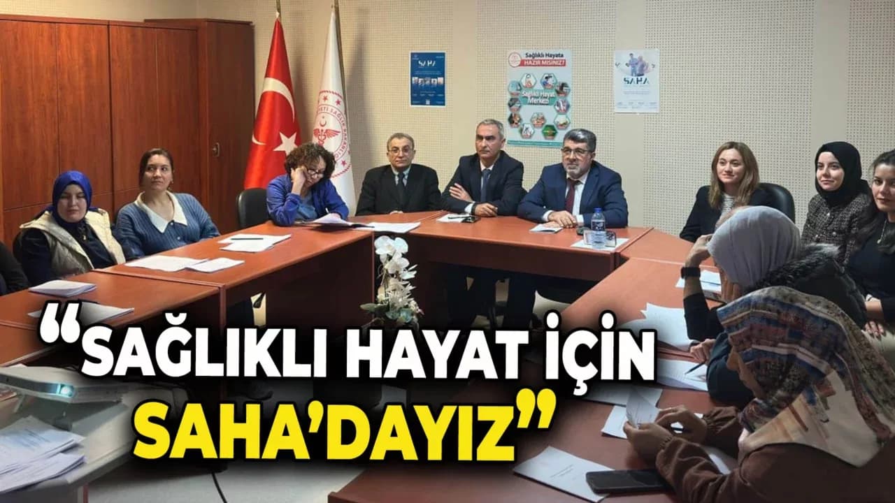 Karabük’te “Sağlıklı Hayat İçin SAHA’dayız” Projesi Başladı