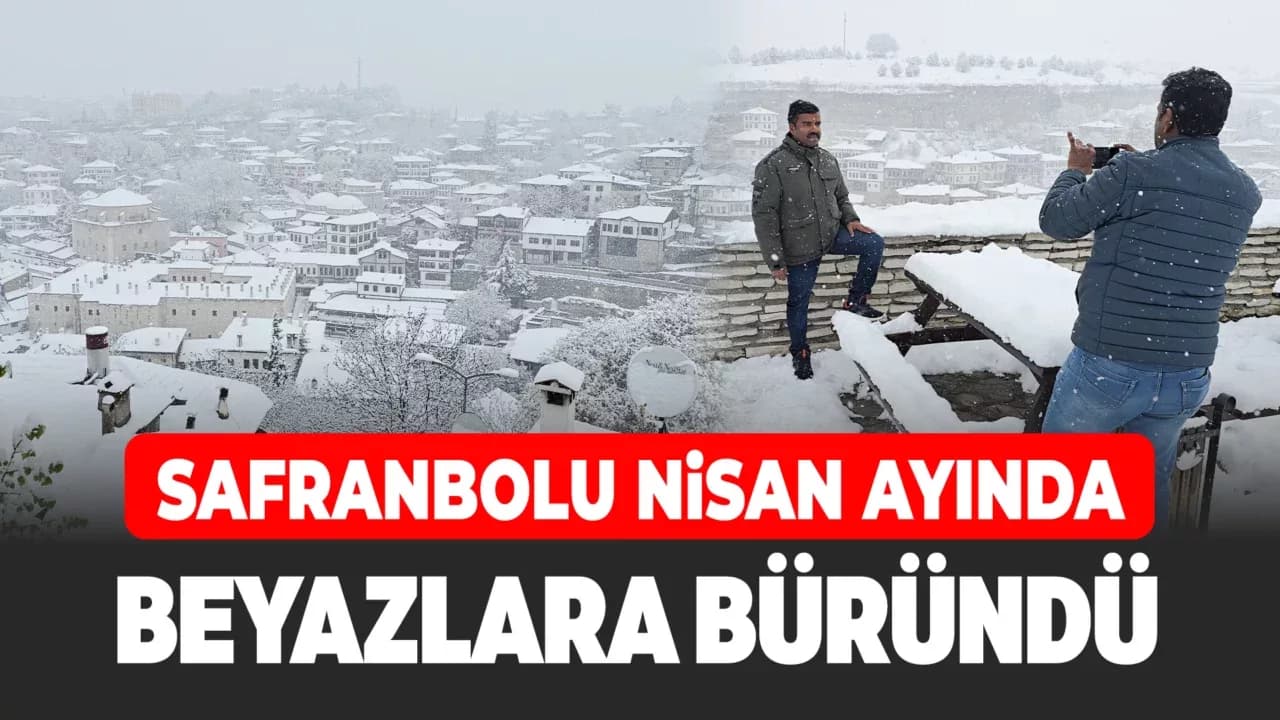 Karabük'te kar yağışı hafta sonunda etkisini artırdı