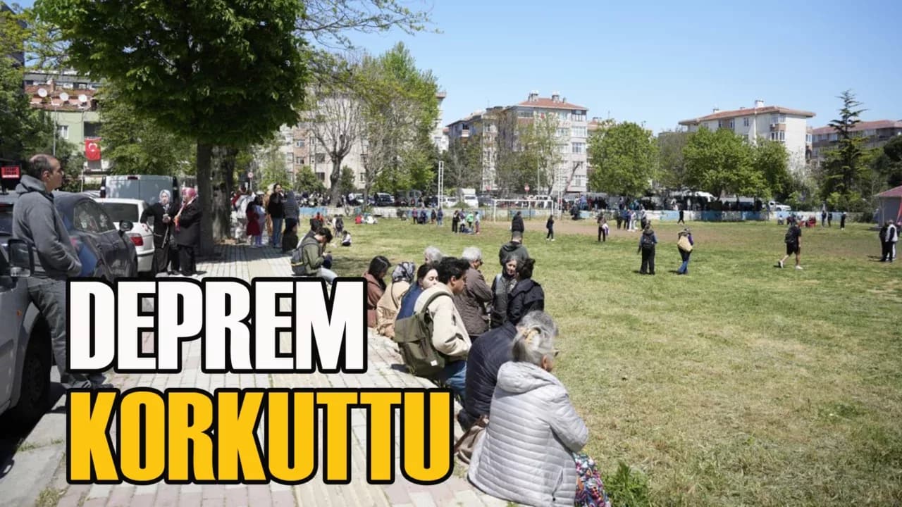 İstanbul'da 6,2 büyüklüğünde deprem