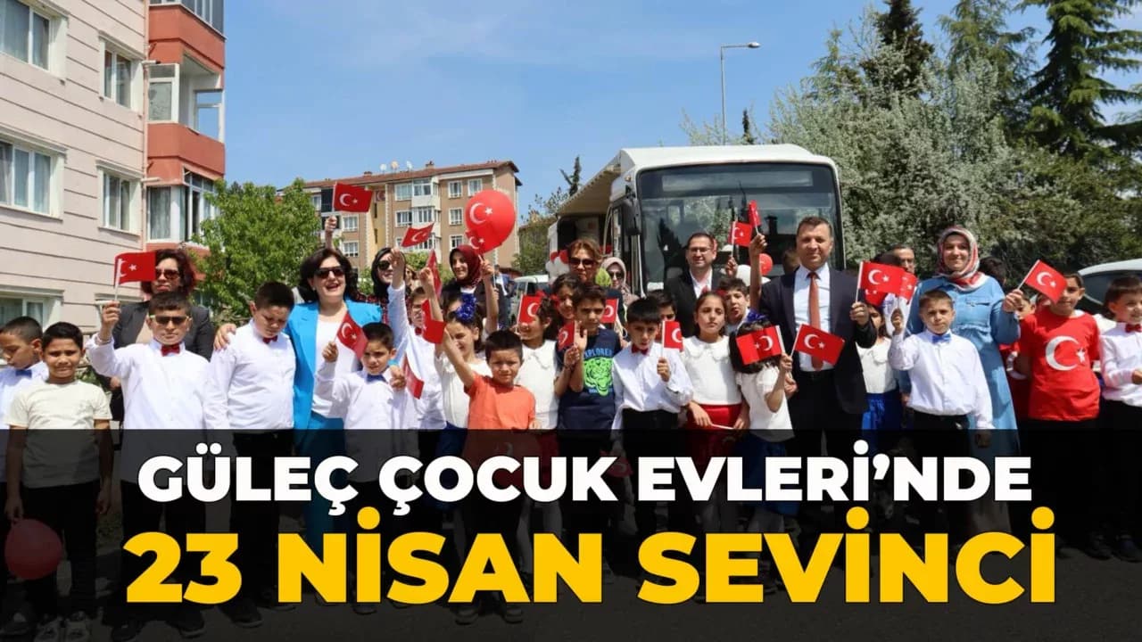 Süreyya Yavuz 23 Nisan Coşkusunu Çocuklarla Paylaştı