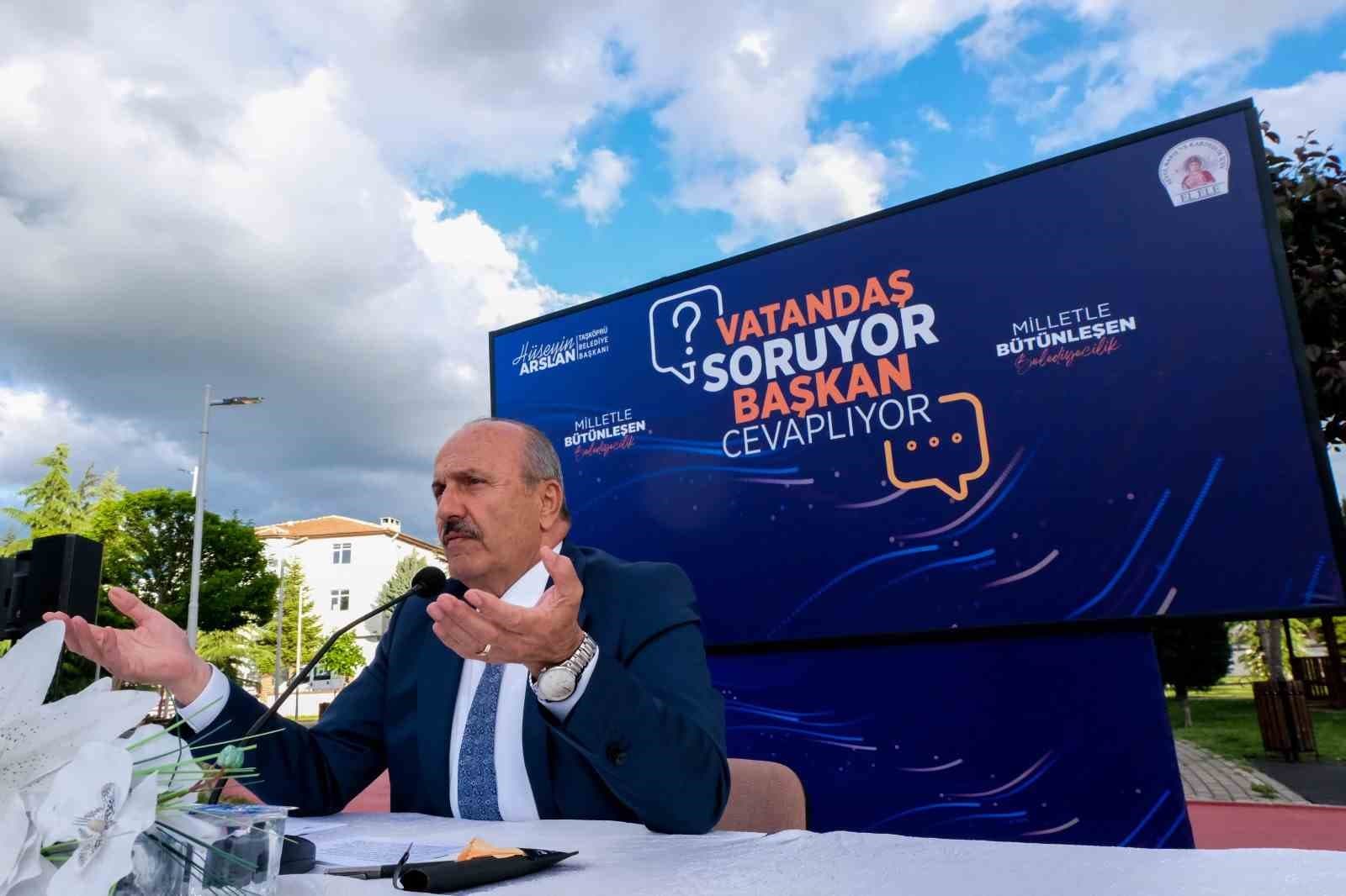 Başkan Arslan: "Her bir talep bizim için bir emirdir"