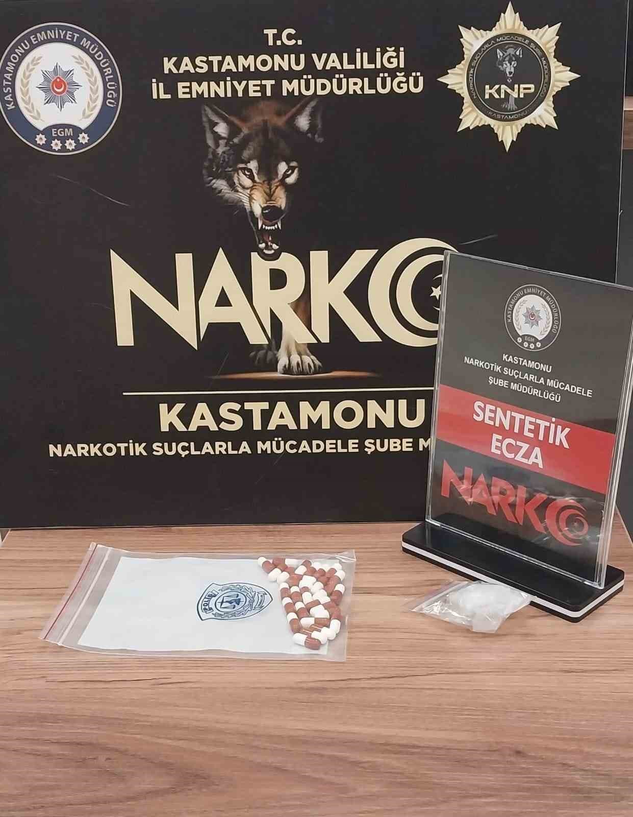 Kastamonu’da uyuşturucuyla yakalanan 6 şüpheli gözaltına alındı