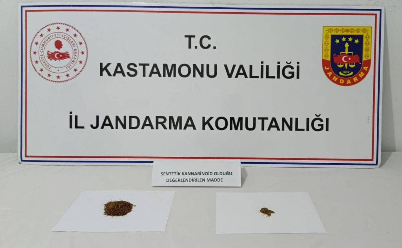 Kastamonu’da uyuşturucuyla yakalanan şahıs tutuklandı