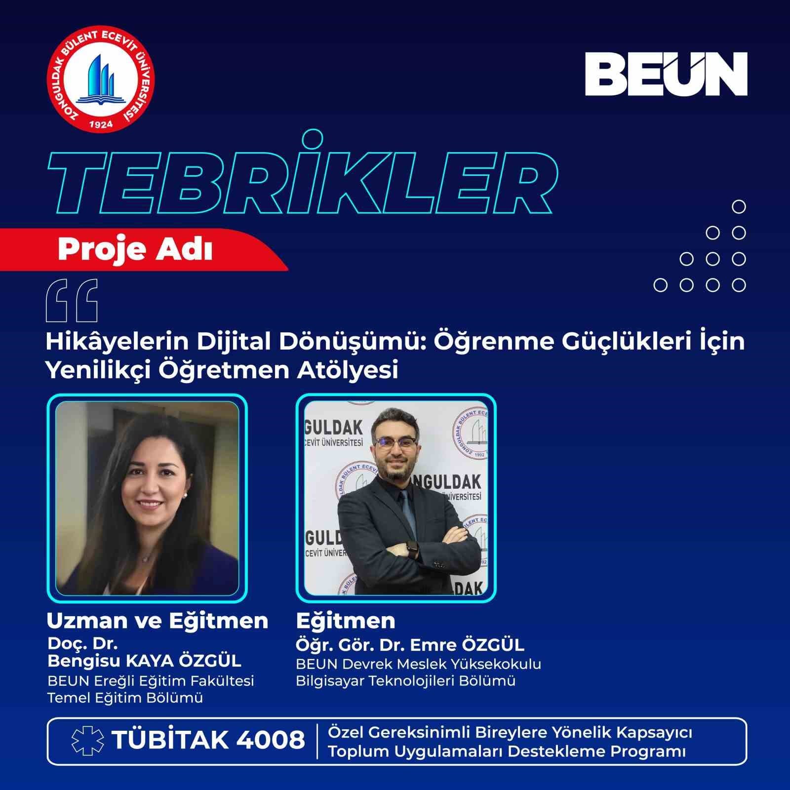 BEUN akademisyenlerinin "Hikâyelerin Dijital Dönüşümü" projesine TÜBİTAK’tan destek