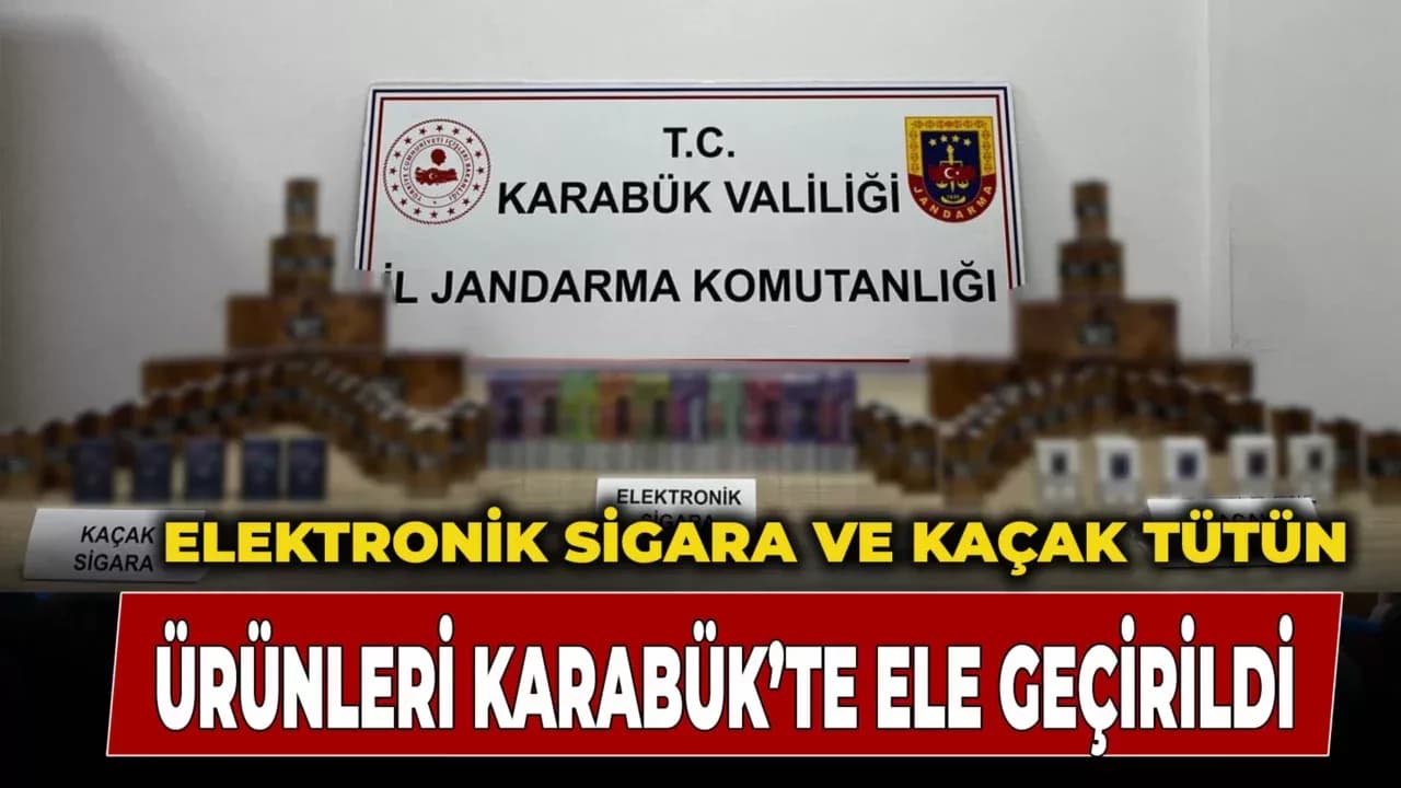 Karabük'te kaçak sigara operasyonu