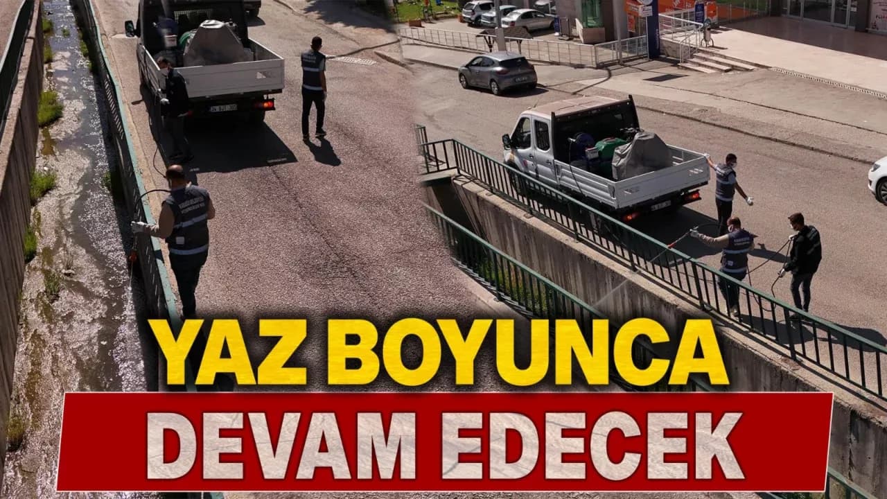Karabük Belediyesi’nden Yaz Ayları Öncesi İlaçlama Seferberliği