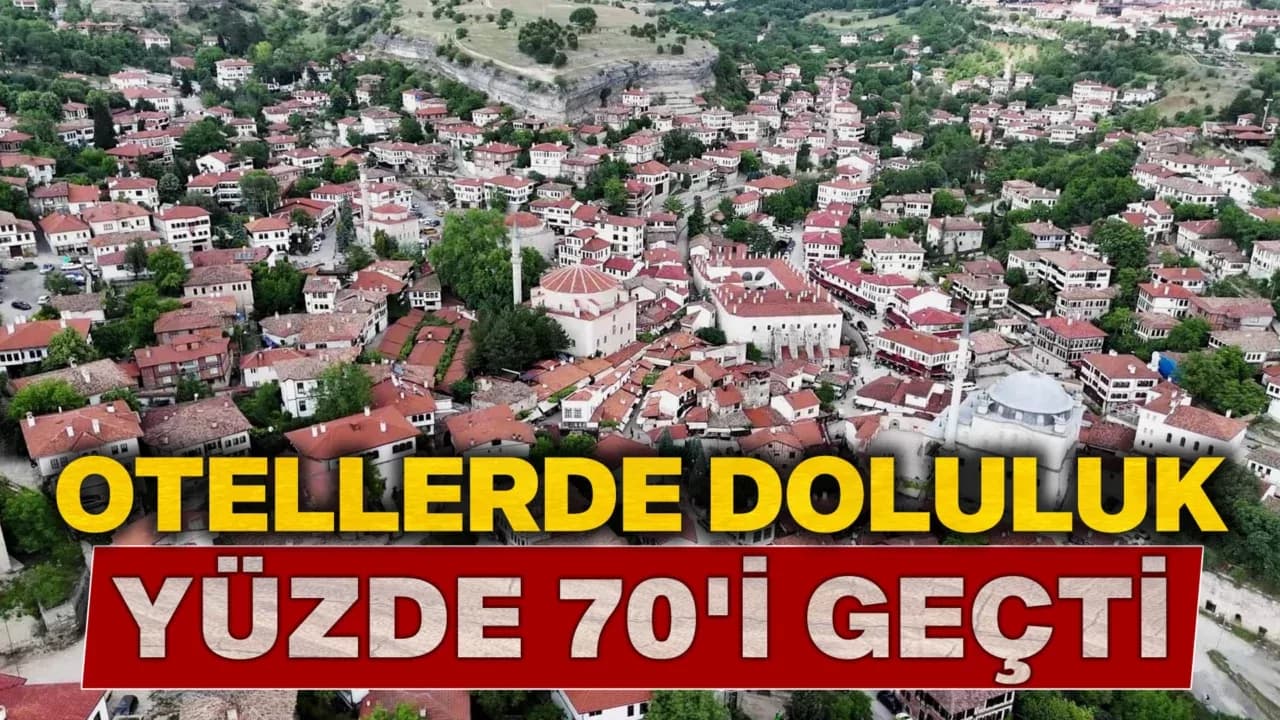 Safranbolu'da otellerde doluluk yüzde 70'i geçti