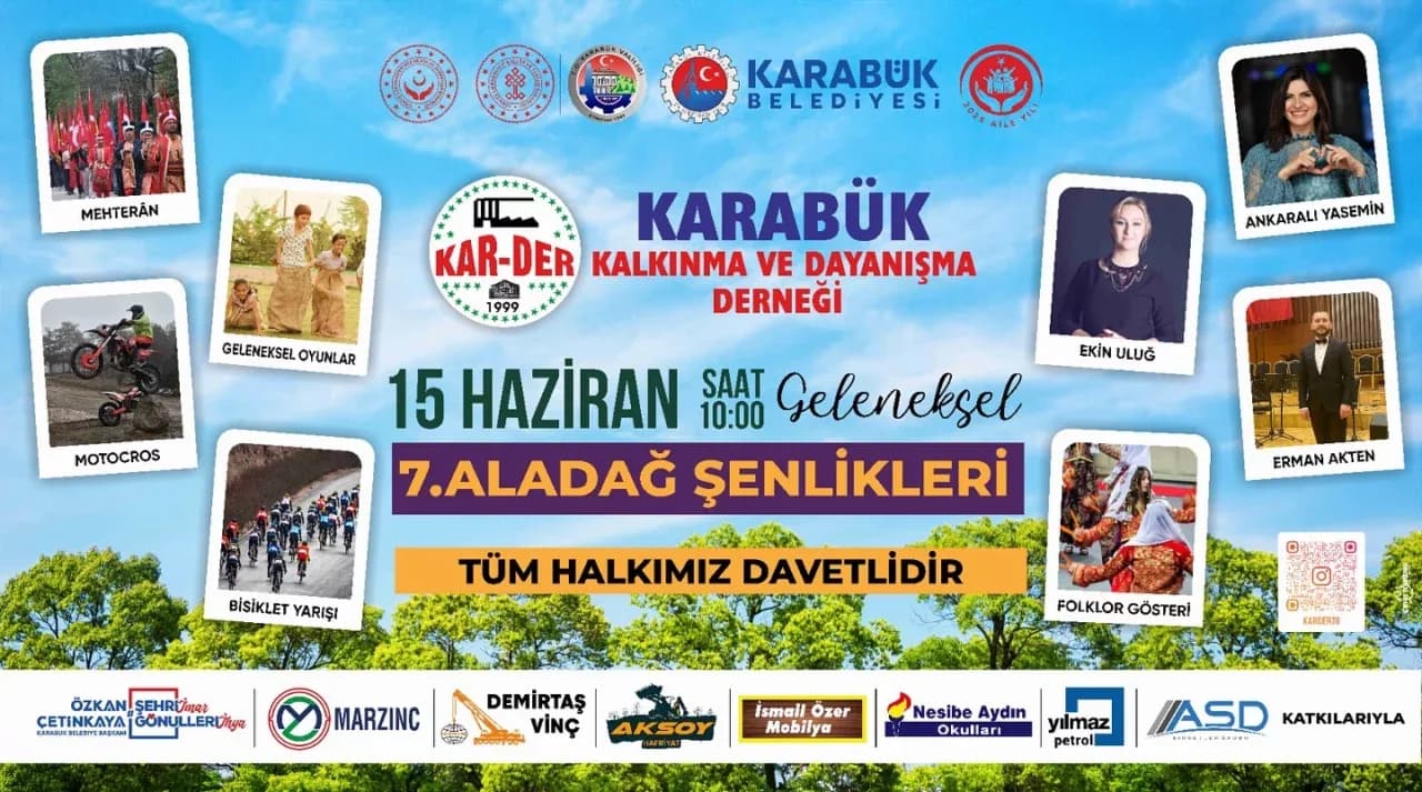 7.Aladağ Şenlikleri 15 Haziran'da Yapılacak