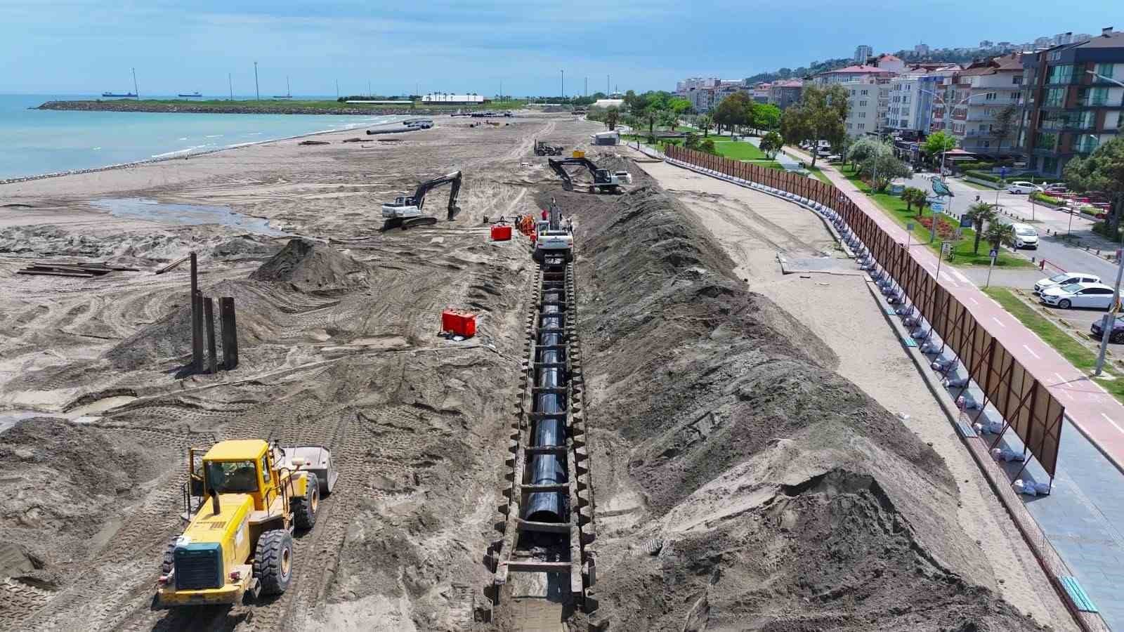 Karadeniz’in en büyük kolektör hattı ile Samsun sahilleri korunacak