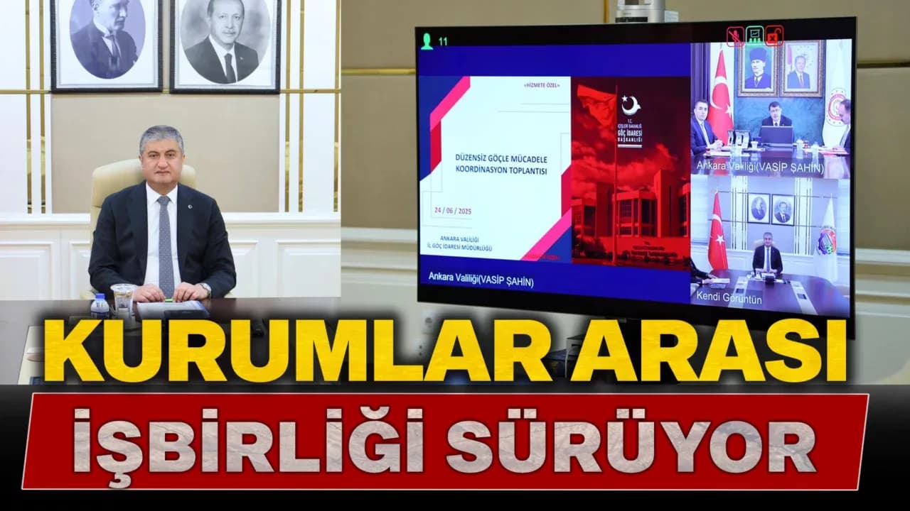 Vali Yavuz, Düzensiz Göçle Mücadele Toplantısına Katıldı