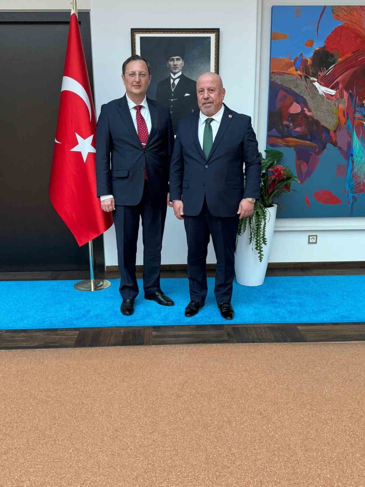 ATGB Başkanı Buyurman, Berlin Büyükelçisi Turan ile görüştü