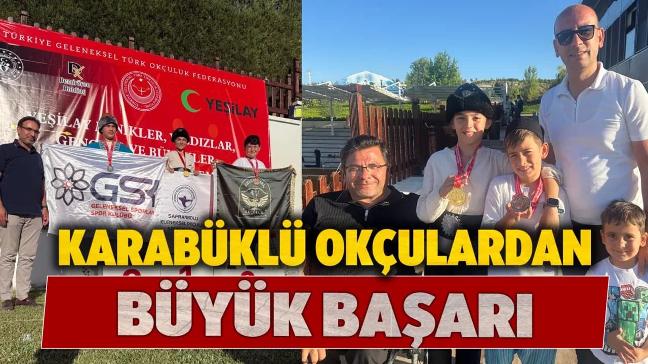 Karabüklü Okçulardan Ankara'da Gururlandıran Başarı