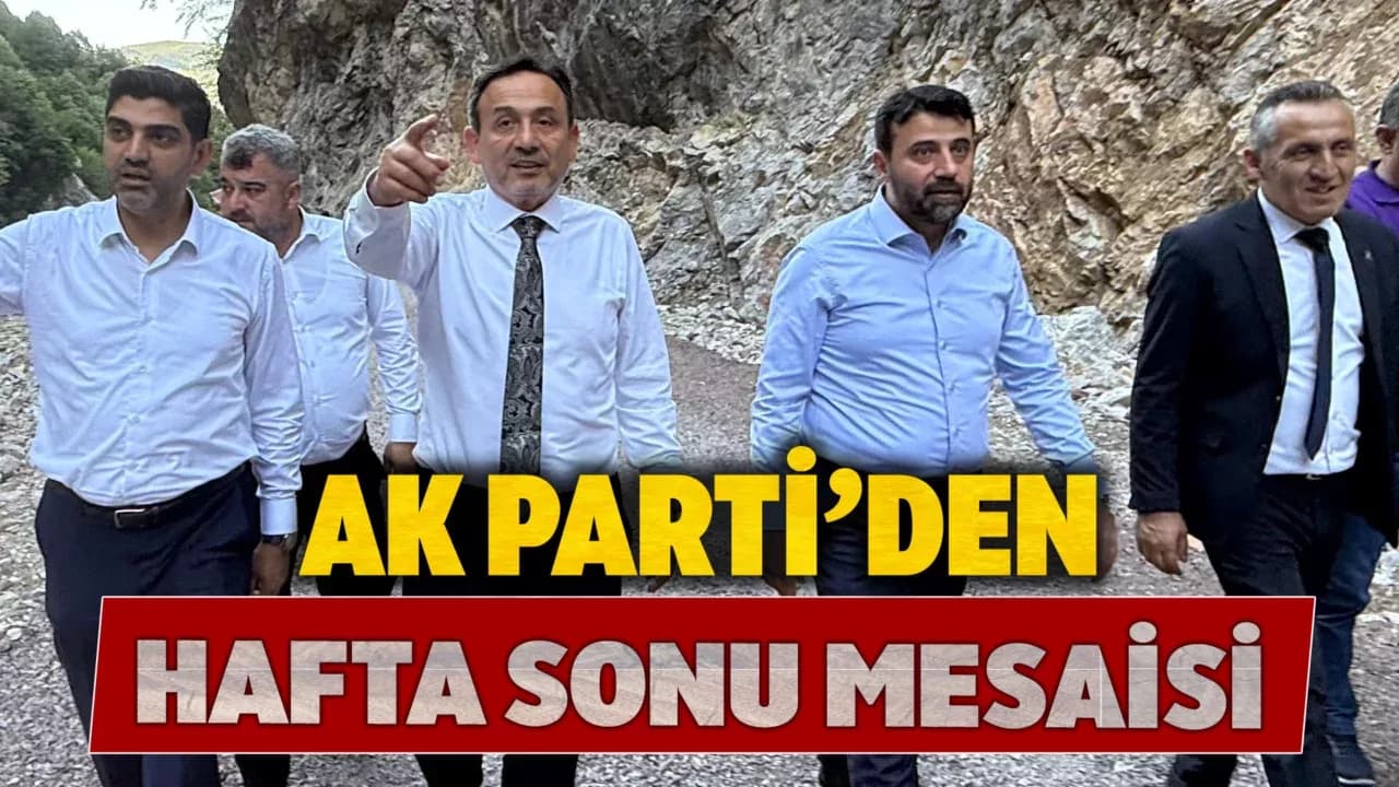 AK Parti'den Karabük'te Hafta Sonu Mesaisi