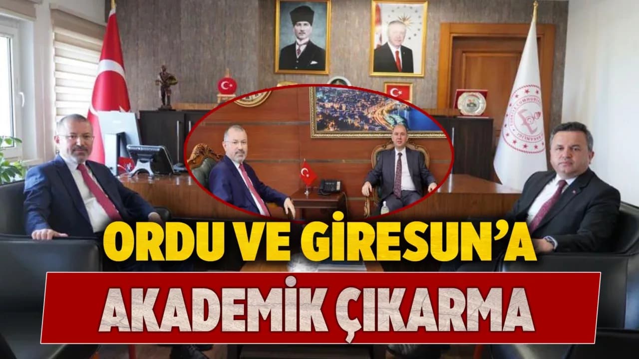 KBÜ Rektörü Kırışık, Ordu ve Giresun'da kurumsal ziyaretler gerçekleştirdi