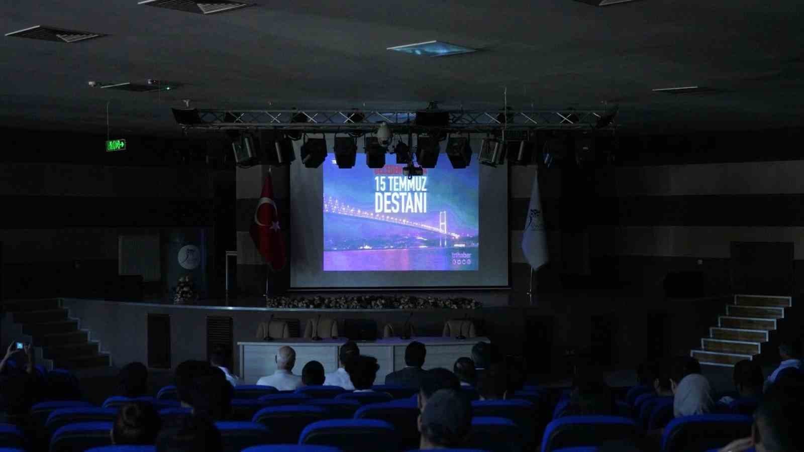 KBÜ’de "Zaferin Adı Türkiye" temasıyla 15 Temmuz anma programları düzenlendi