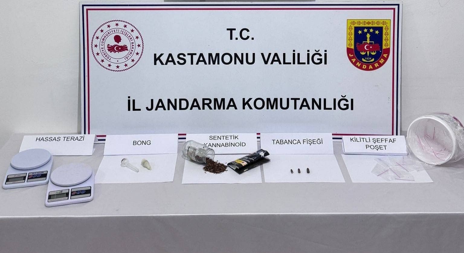 Kastamonu’da uyuşturucu operasyonu: 2 tutuklama