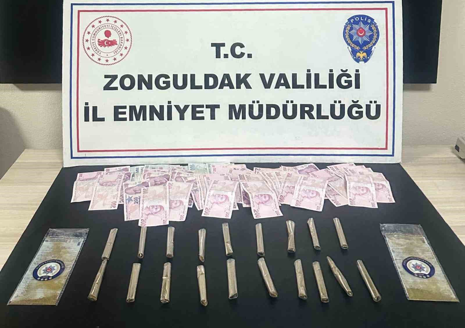 Zonguldak’ta uyuşturucu operasyonu: 3 tutuklama