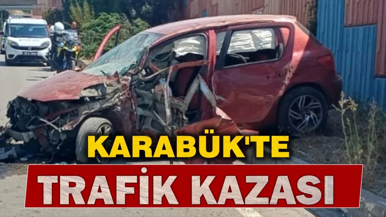 Karabük'te trafik kazası: 1 yaralı
