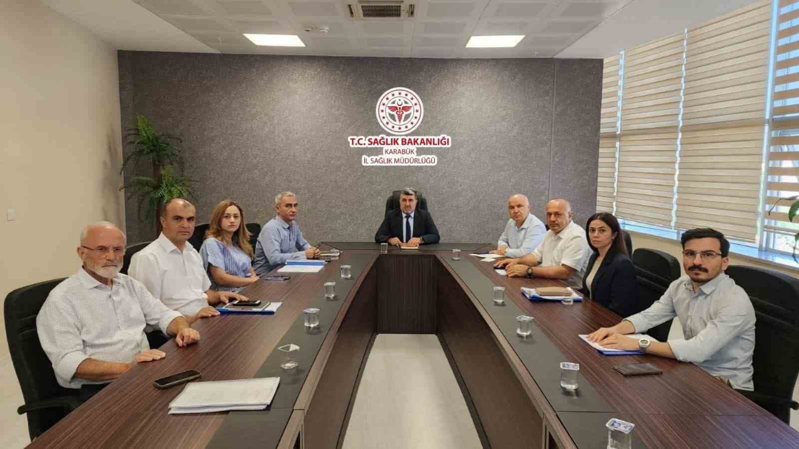 Karabük’te sağlık hizmetleri değerlendirme toplantısı yapıldı