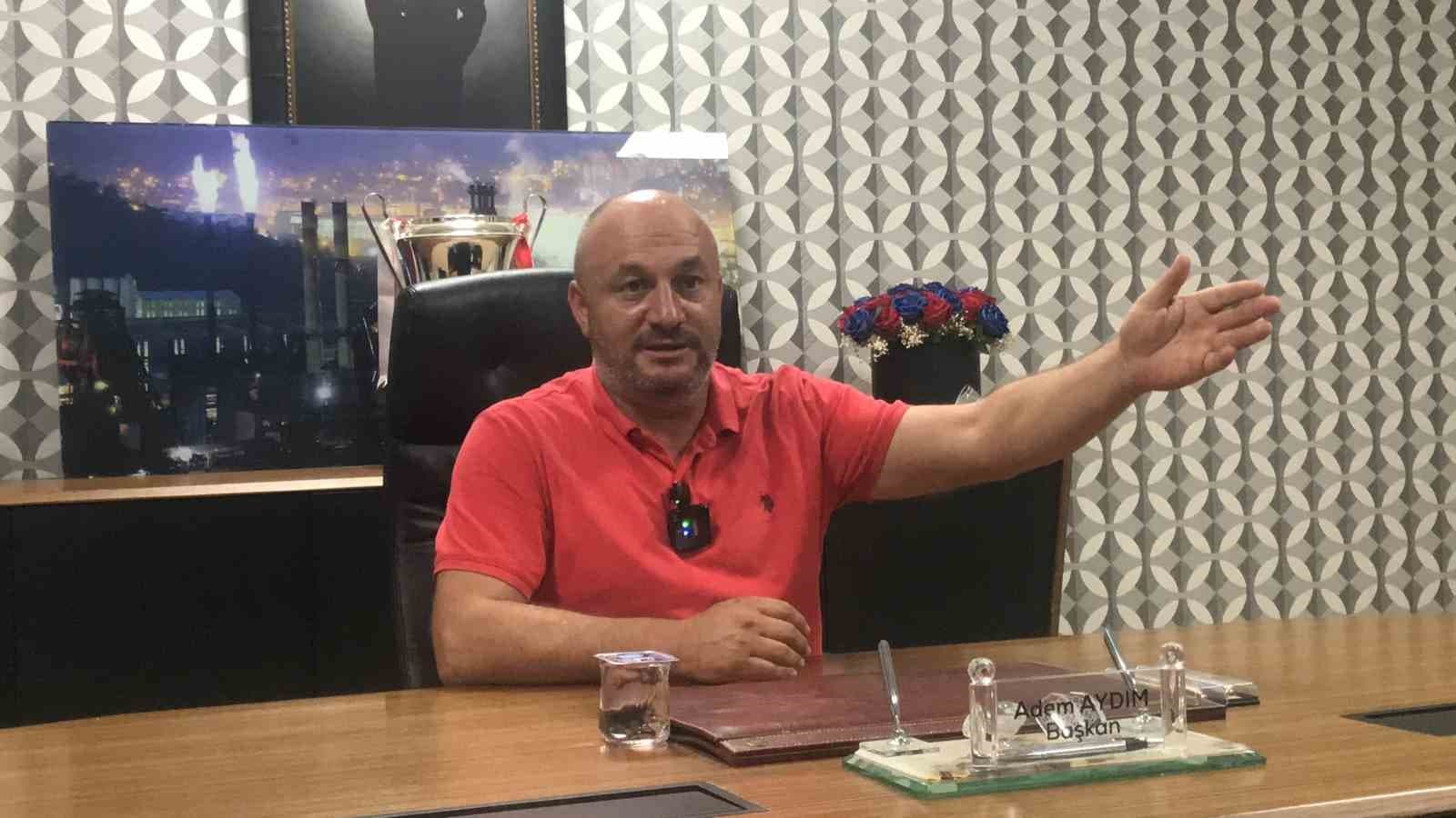 Başkan Aydım: "Kabakcı’nın artık Karabük İdman Yurdu ile ilgisi alakası yoktur"