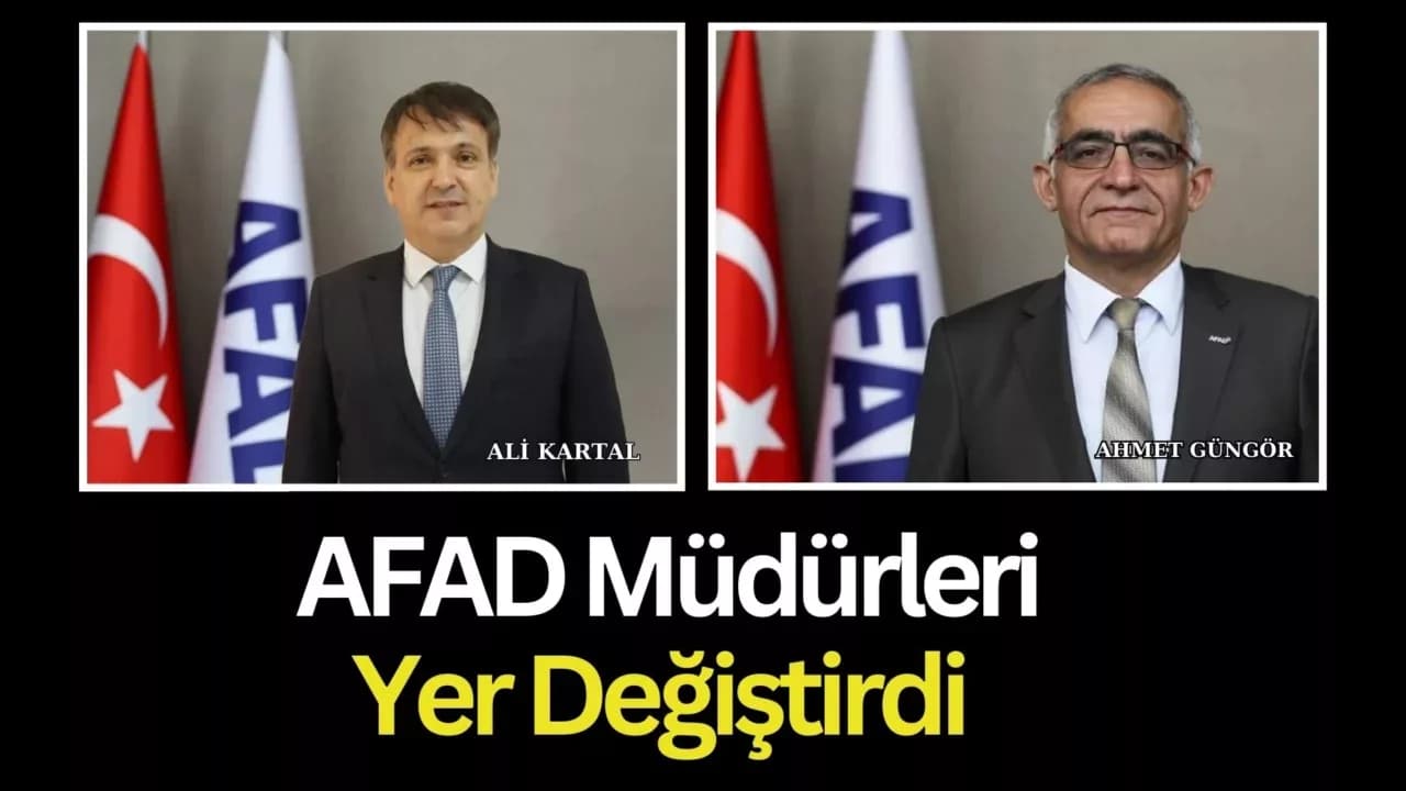 Düzce ve Zonguldak AFAD Müdürleri Yer Değiştirdi
