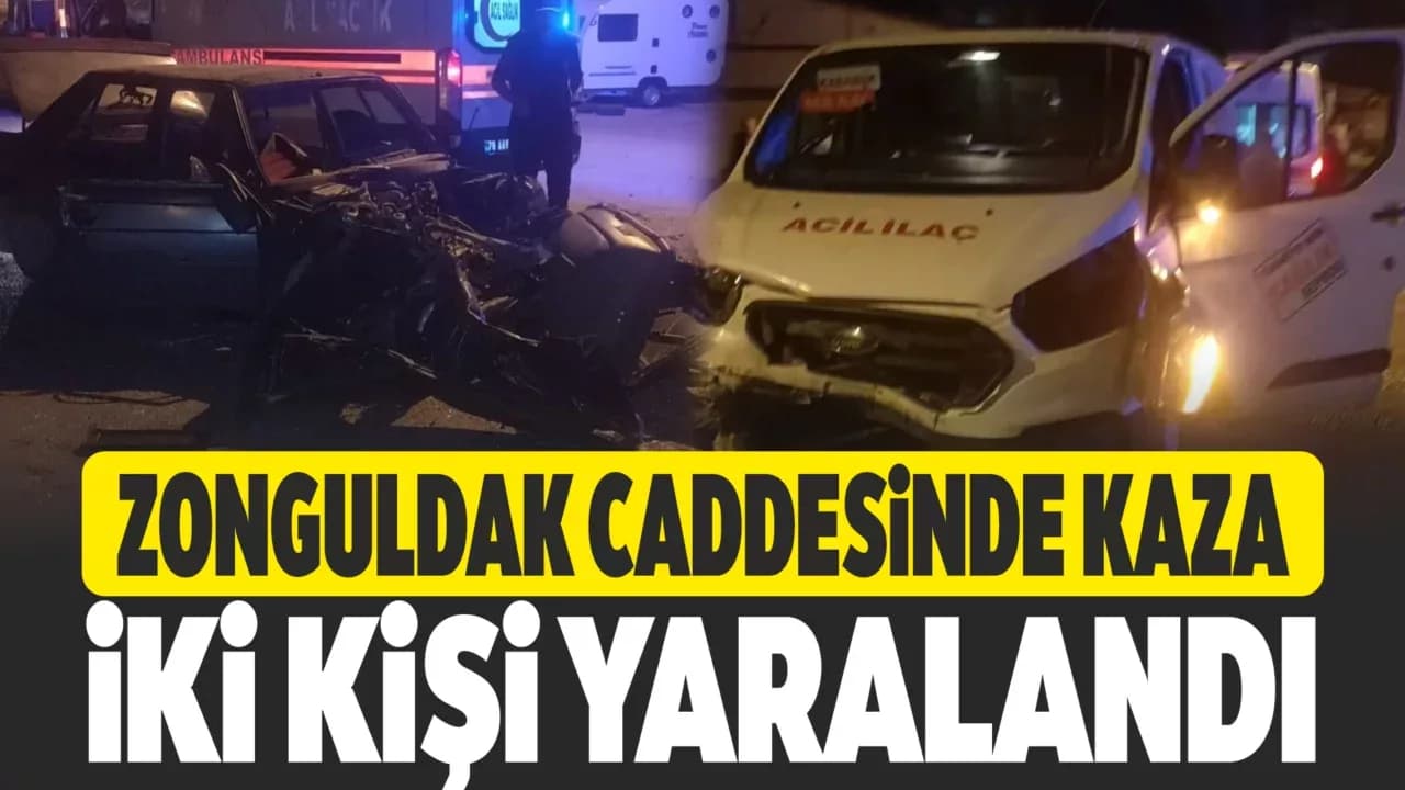 Karabük'te trafik kazası: 2 yaralı