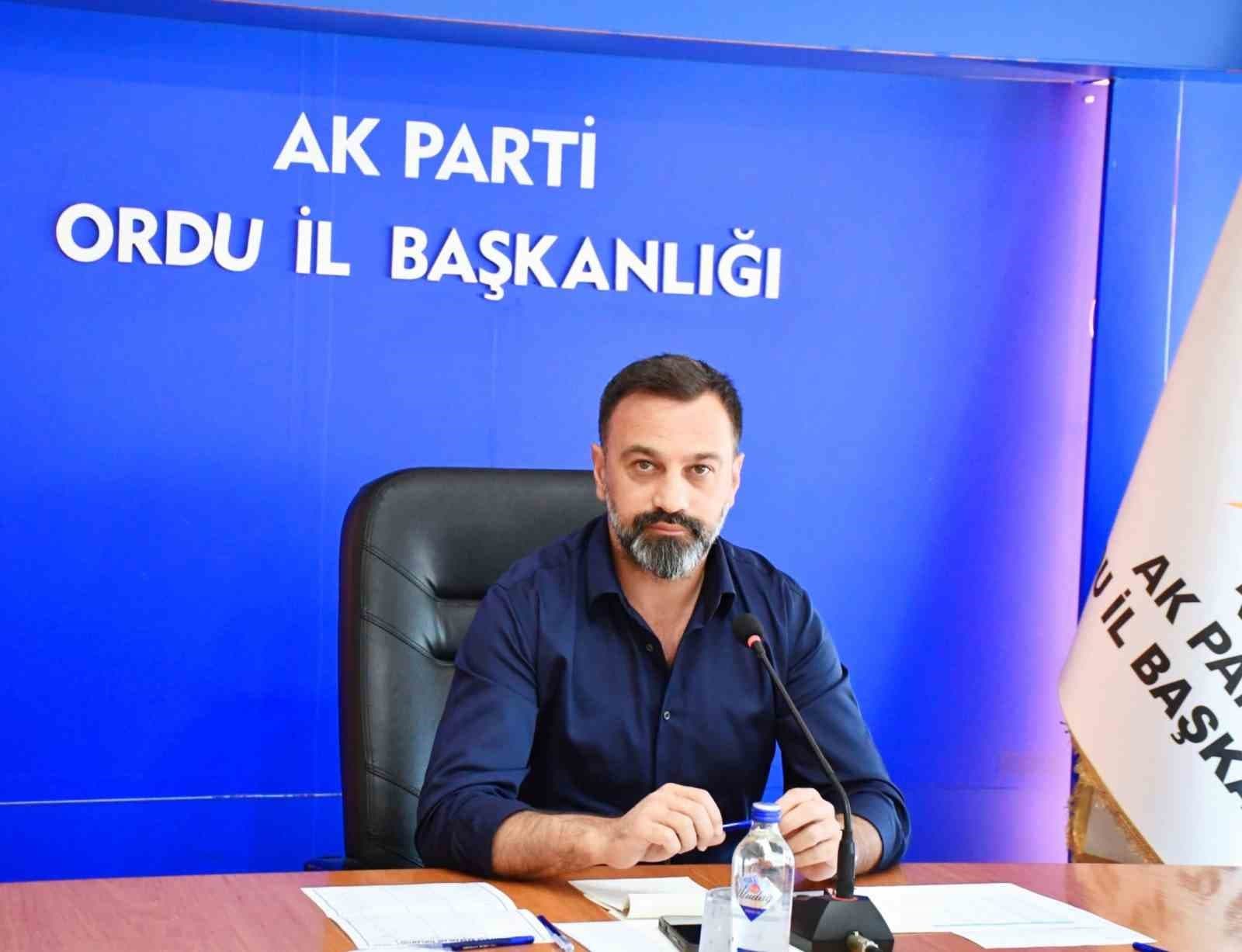 AK Parti Ordu İl Başkanı Selman Altaş istifa etti