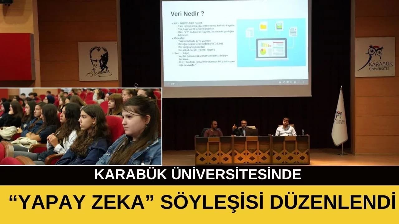 Lise Öğrencilerine Yapay Zeka Anlatıldı