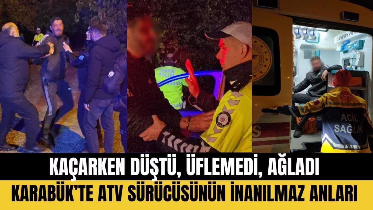 Karabük'te Alkolmetreyi üflememek için "Kolombiya vatandaşıyım" dedi