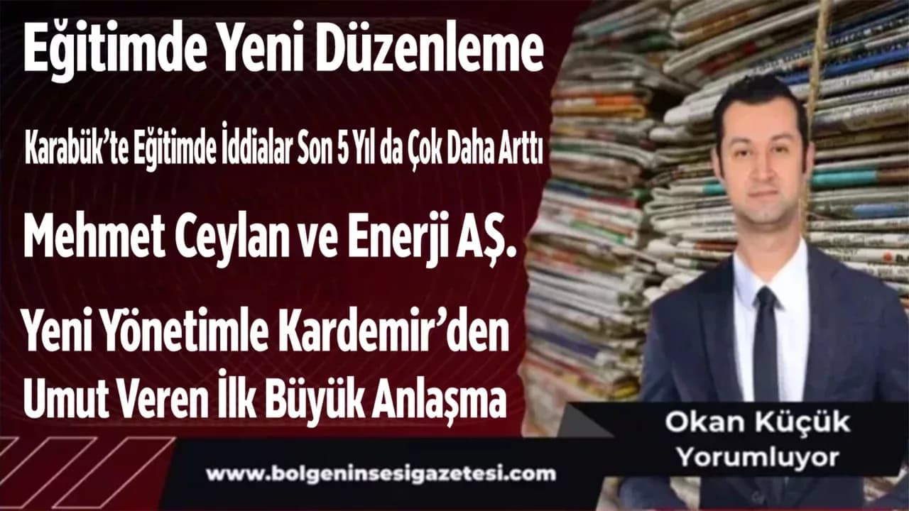 Eğitimde Yeni Düzenleme