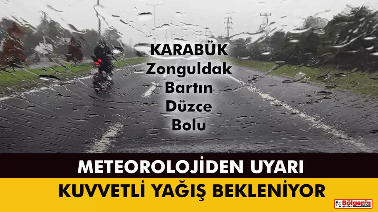 Karabük ve Çevresinde Sel Riskine Dikkat