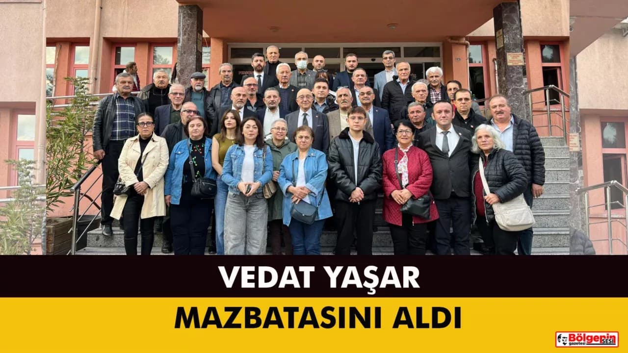 CHP Karabük İl Başkanı Vedat Yaşar Mazbatasını Aldı