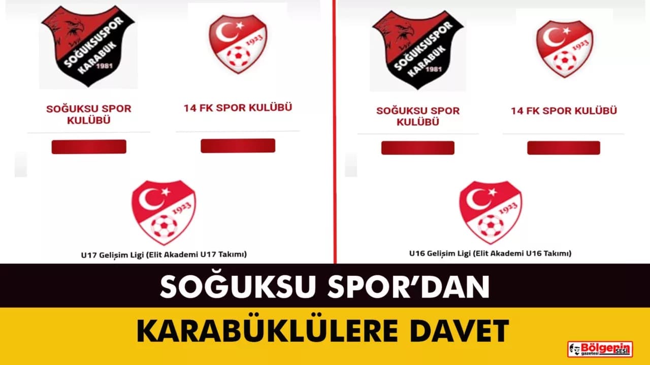 SOĞUKSU SPOR’DAN KARABÜKLÜLERE DAVET