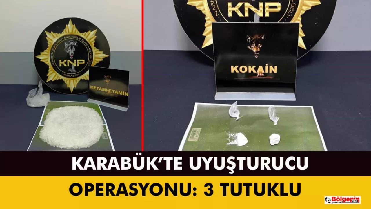 Karabük'te Uyuşturucu Operasyonlarında 3 Kişi Tutuklandı