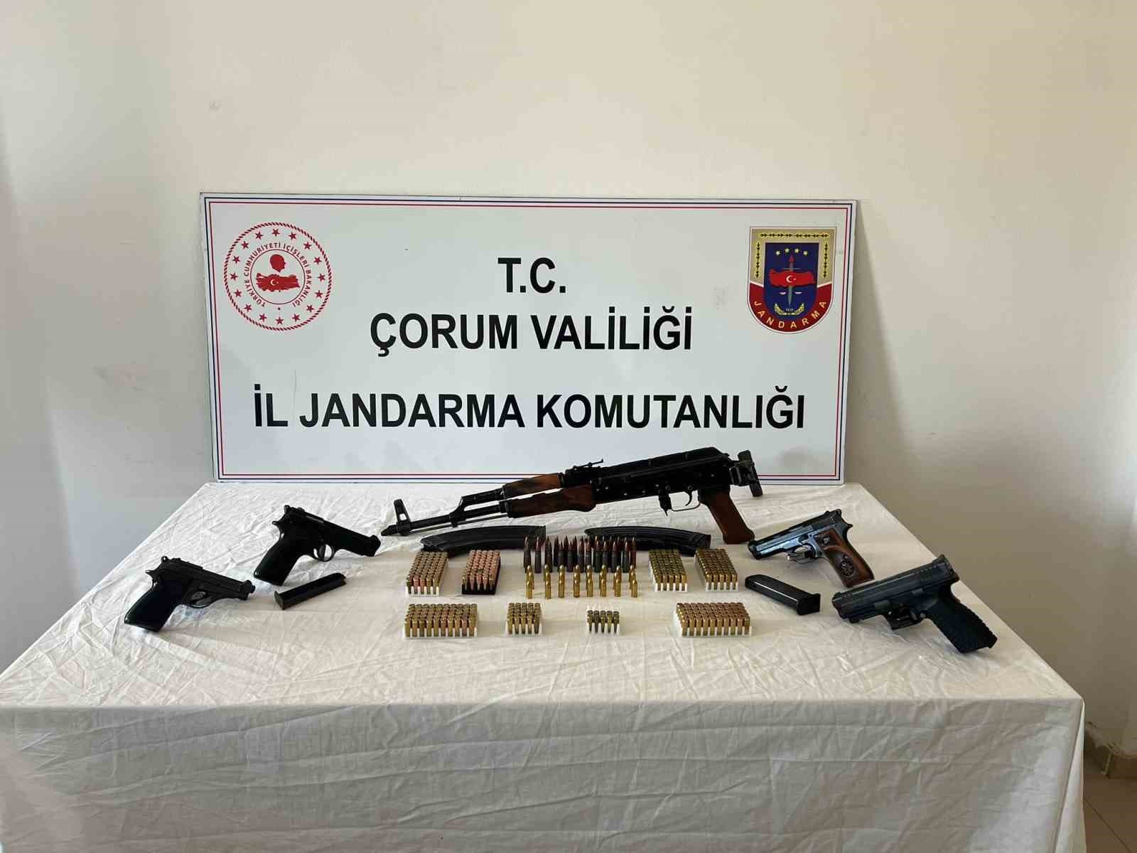 Çorum’da kaçak silah operasyonu: 1 kişi tutuklandı