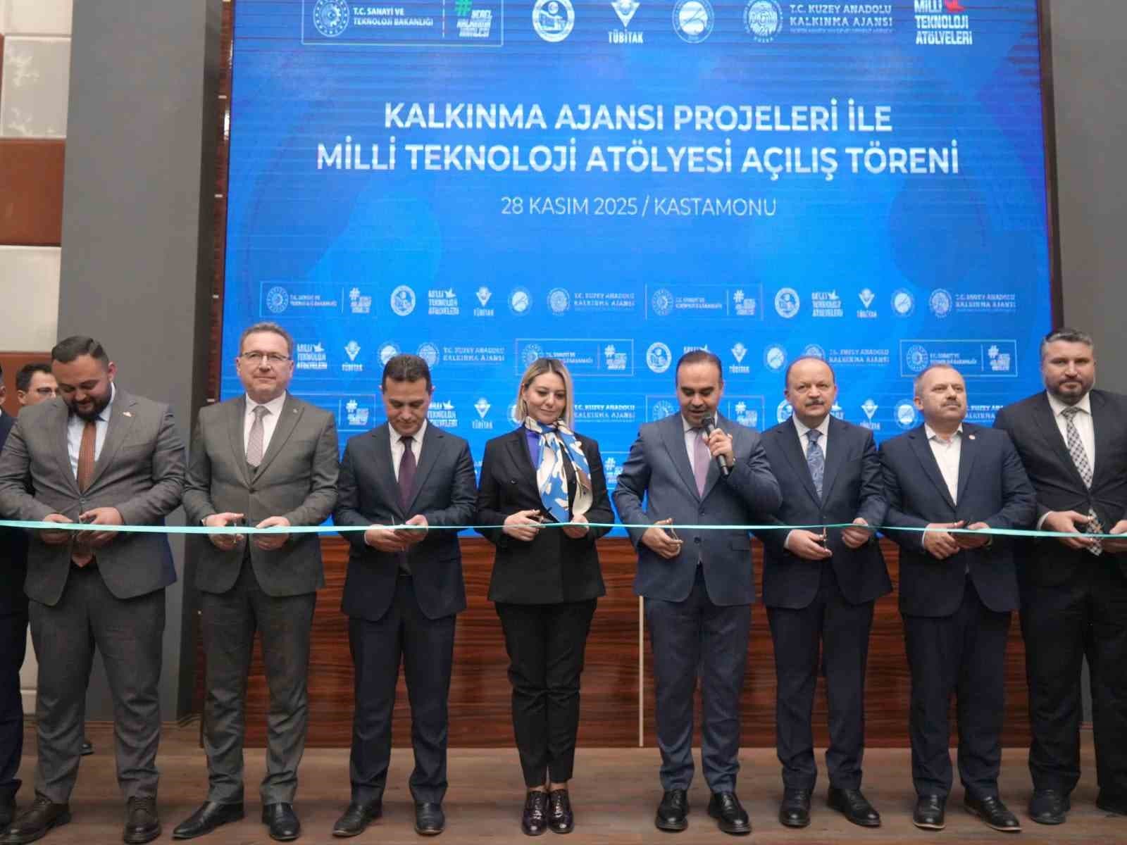 Kastamonu’da tamamamlanan 13 projenin açılışını Bakan Kacır yaptı