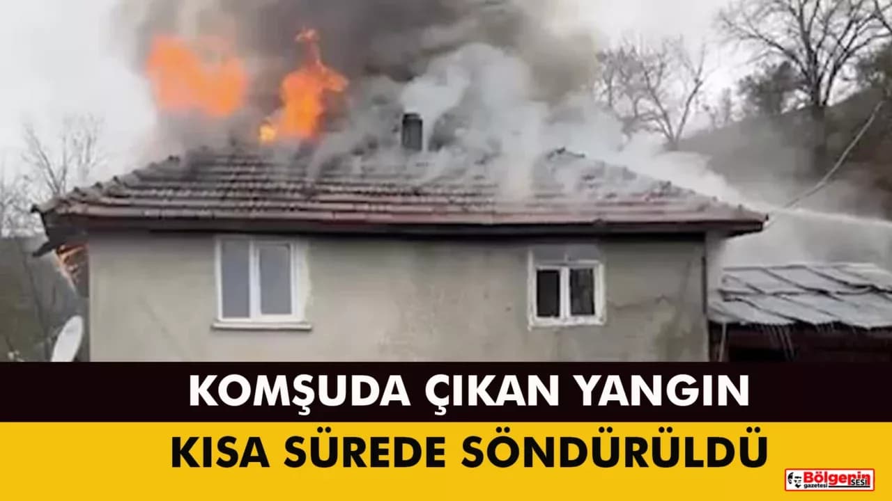 BULAK MAHALLESİ’NDE ALEVLER PANİK YARATTI