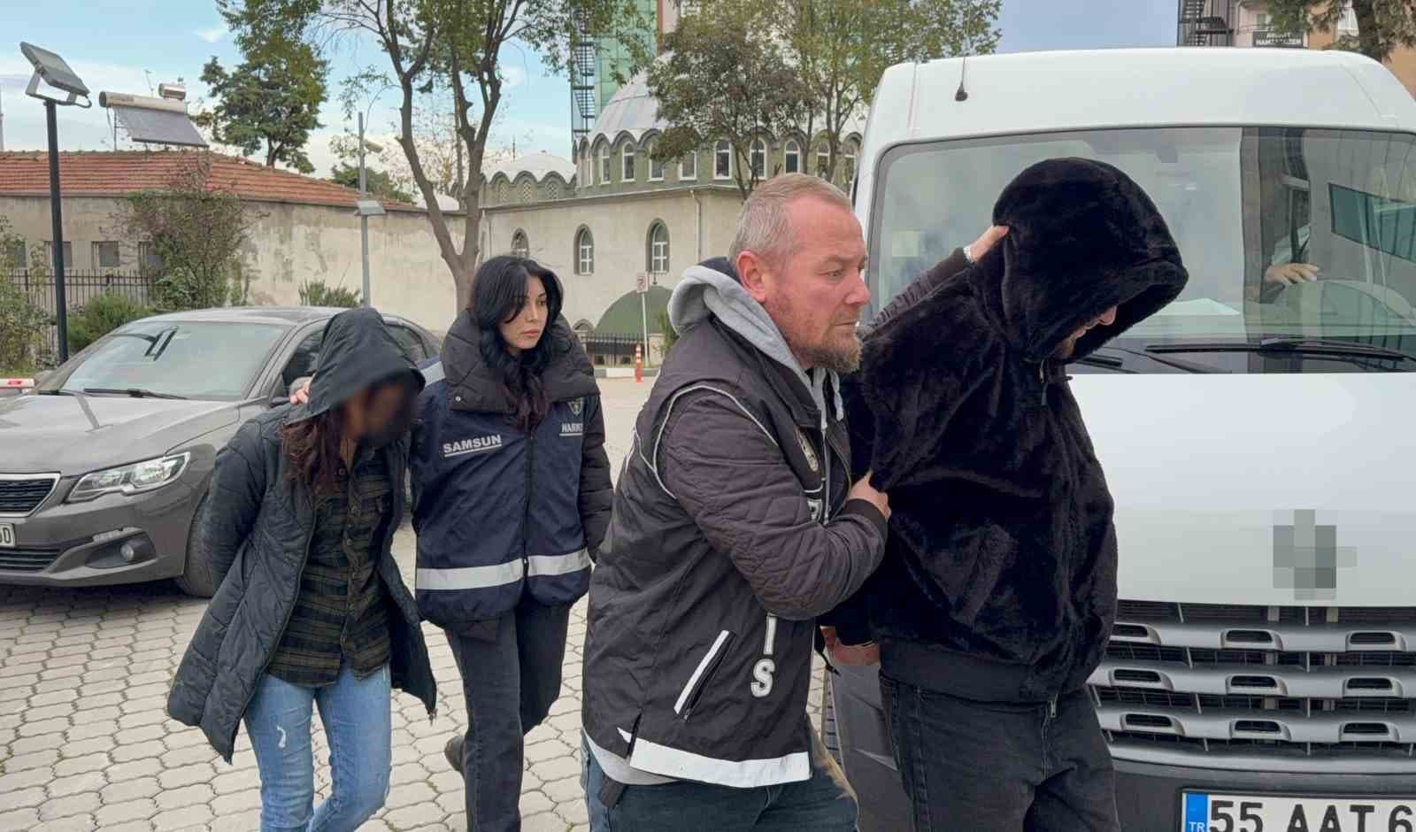 Samsun’da uyuşturucu operasyonları: 1’i kadın 2 gözaltı