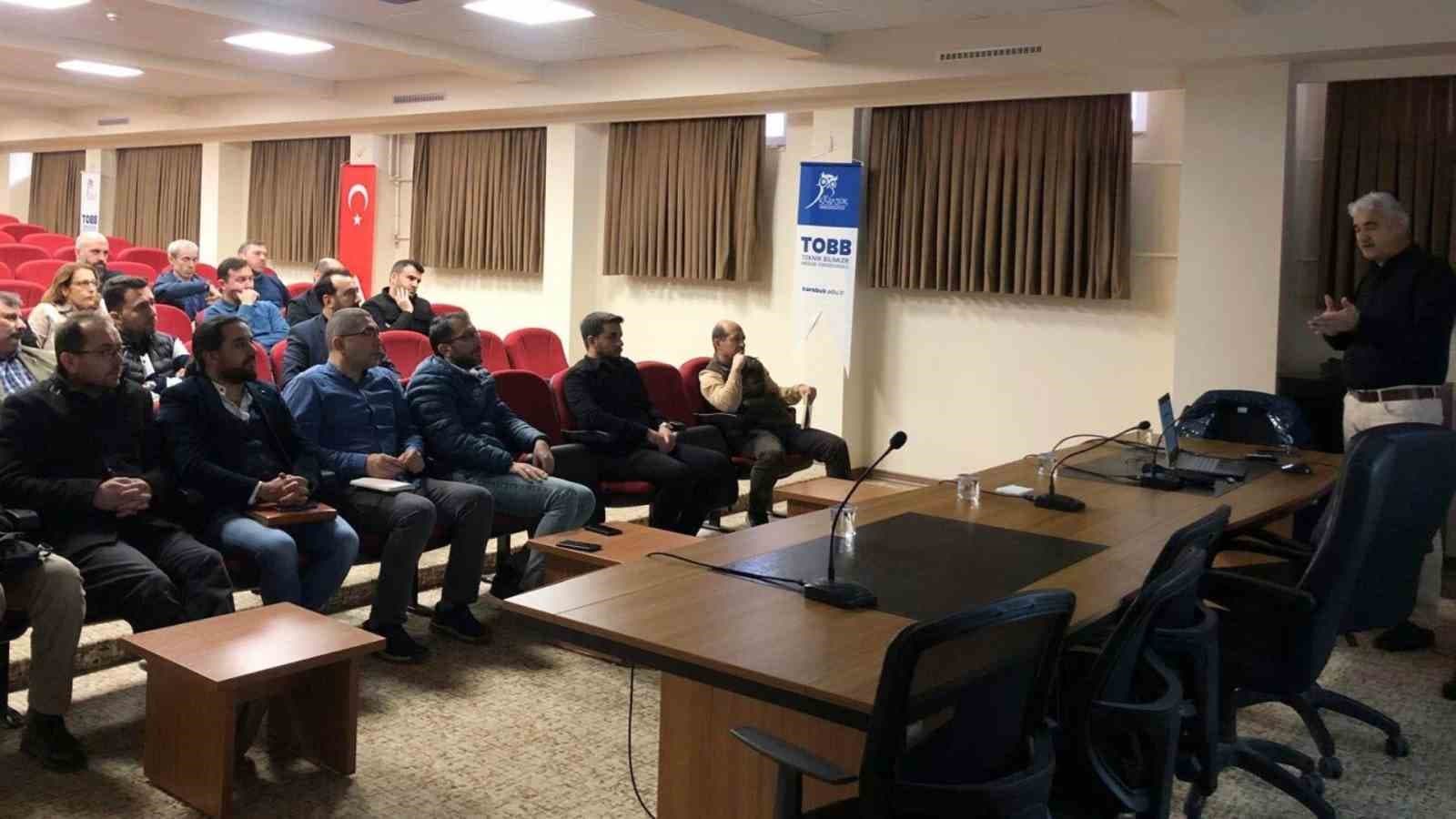 TOBB MYO’da Erasmus proje eğitimi gerçekleştirildi